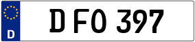 Truck License Plate